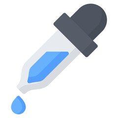 Dropper Icon, Flat style icon vector illustration, Suitable for website, mobile app, print, presentation, infographic and any other project.