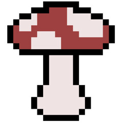 Red pixel mushroom 