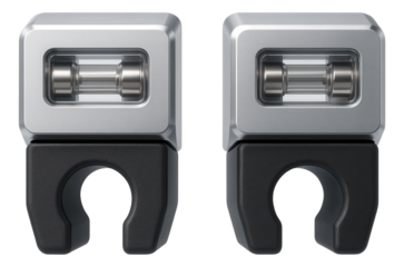 Clamp blocks with built-in fuses provide added protection for sensitive electronic equipment in a home theater room.