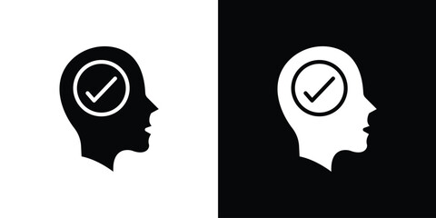 Understand icon illustration doodle. Flat illustration vector set