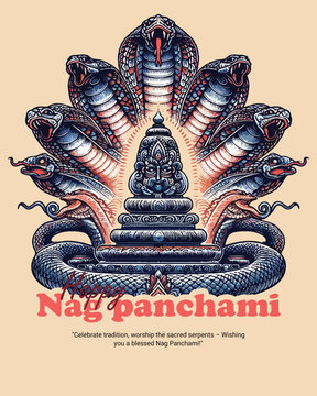 Nag Devta Blessings &ndash; Devotional Art Series