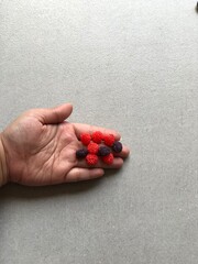 handful of berries jellies