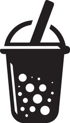 vector illustration of bubble tea