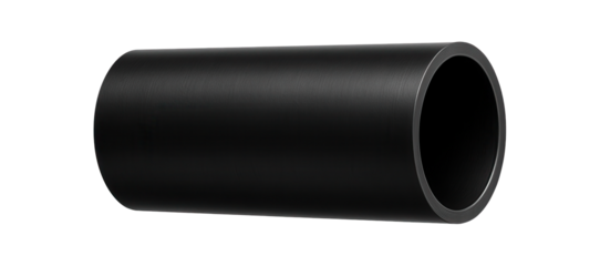 High-density polyethylene pipe for a rural household's potable water distribution, ensuring purity and safety.