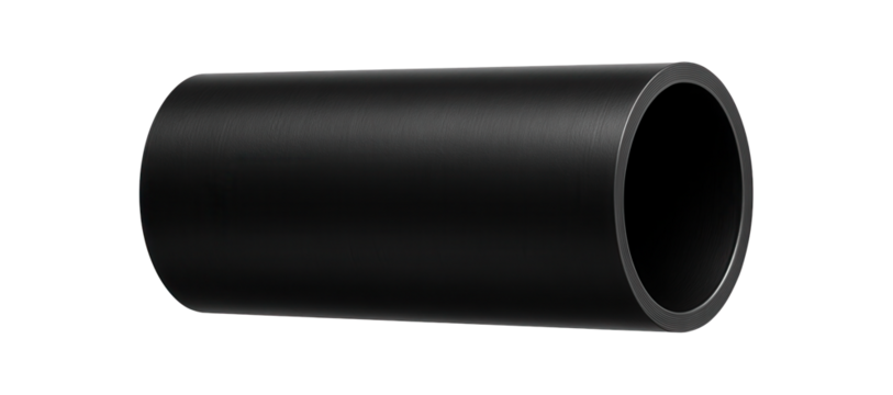 High-density polyethylene pipe for a rural household's potable water distribution, ensuring purity and safety.