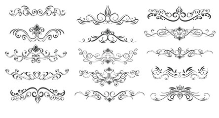 Vintage Flourish Ornament Set