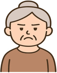 Obraz premium 찡그린 표정 아이콘 