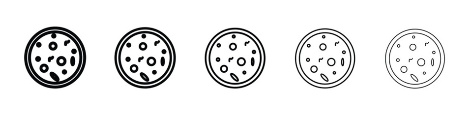 Leukemia icon web Vector collection in black strokes