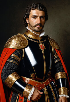 Rinaldo dei Bonacolsi General Captain Lord of Mantua 1309 artistic interpretation