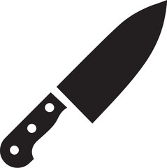 Kitchen knife icon vector