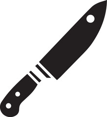 Kitchen knife icon vector