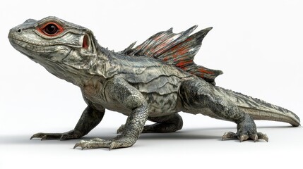 Obraz premium Fantanstic Reptile with Sail