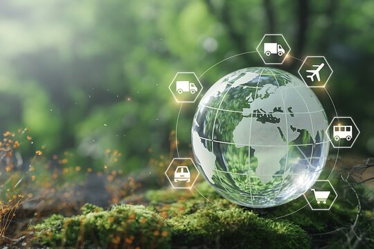 Sustainable Global Logistics Eco-Friendly Transportation and Supply Chains