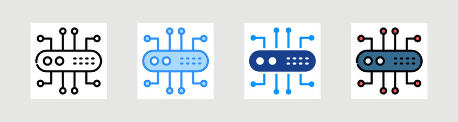 Gateway Icon Collection Set Multiple Style
