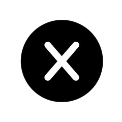 Fototapeta premium Stylized white cross symbol inside a broken circle on a isolated on transparent background