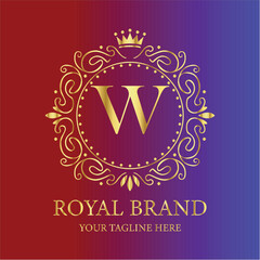 Vintage celebration wedding invitation card design with a happy new year banner concept LOGO W