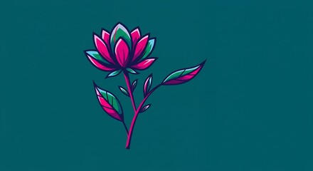 Obraz premium Lotus Flower with Pink Petals