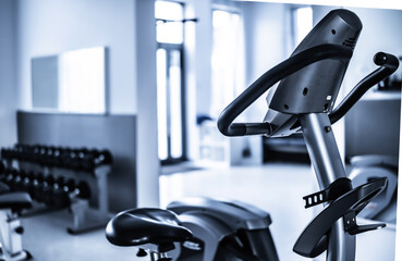 Elliptical Machine In Gym For Fitness Health And Weight Loss