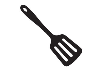 kitchen spatula logo silhouette vector, spatula icon logo vector design, Spatula logo of cooking and kitchen silhouette vector, kitchen various spatula logo silhouettes vector on a white background