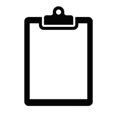 Clipboard with blank paper for notes. Simple clipboard mockup for checklists and reminders.  This clean clipboard image is perfect for various projects related to construction materials.