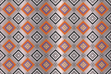 seamless pattern with geometric elements