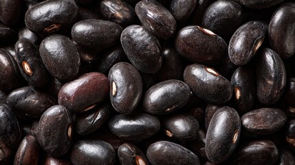 Black Beans Mexican. Small Beans, Protein-Rich Vegetable for Mexican or Asian Meals