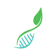 DNA logo icon design