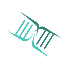 DNA logo icon design