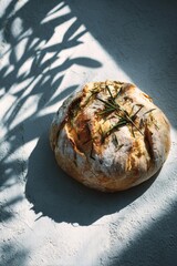 Minimal aesthetic food and lifestyle flat lay with natural light