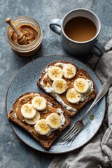 Minimal aesthetic food and lifestyle flat lay with natural light