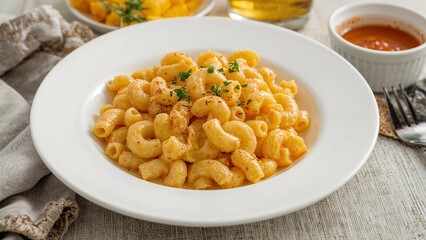 Creamy macaroni and cheese: a comfort food delight