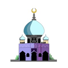 vector illustration of a mosque