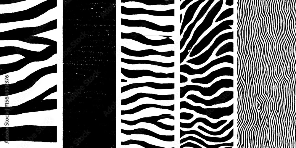 Aufkleber creative seamless line doodle patterns for artistic design and prints