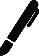 Pen Writing Icon in Bold Style