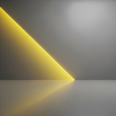 empty room with spotlights