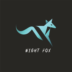 vector illustration of a fox 