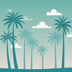 Obraz premium palm tree