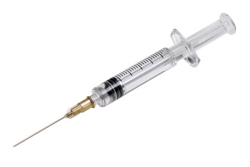 syringe  isolated on white background