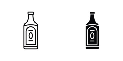 Gin icon design collection. Vector sign and symbol for UI designs
