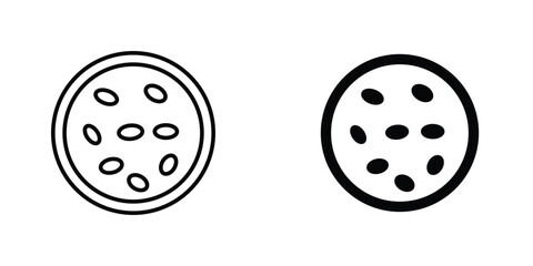 Leukemia icon design collection. Vector sign and symbol for UI designs