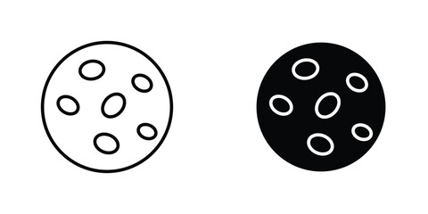 Thalassaemia icon design collection. Vector sign and symbol for UI designs