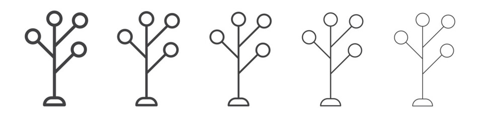 Coat Stand Icon Line graphics illustration symbol