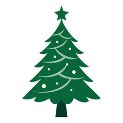 green christmas tree