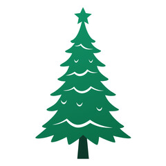 green christmas tree