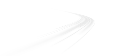 White neon motion with car speed streak and vector glow, road transport design in dark city background, dynamic flash effects and colorful beam lines for modern automotive themes.

