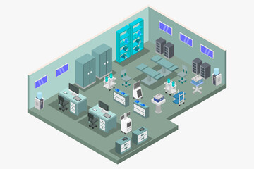 Obraz premium Gynecology Room isometric