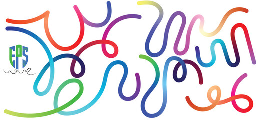 Transparent PNG available
Vibrant Summer Abstract Poster Background Set with Wavy Lines.EpS10