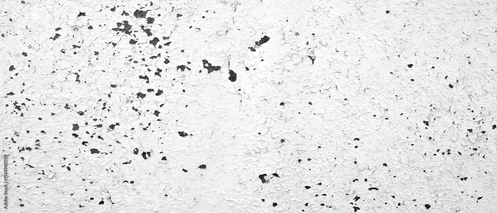 Poster Wall black white paint splashes as abstract texture background for banner template page. covered with various textures rough worn look. Chaos and disorder scene
