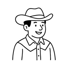 doodle character vector illustration