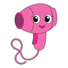 A hair dryer is a handheld device that blows warm air to quickly dry and style hair, making grooming faster and easier with adjustable heat and speed settings.
